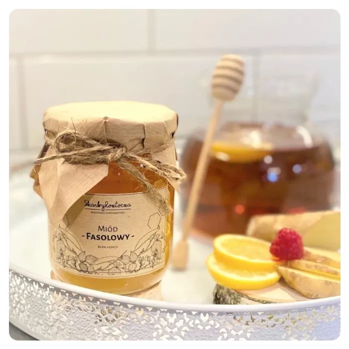 bean-honey-medium-jar-straight-from-the-apiary-crystallized