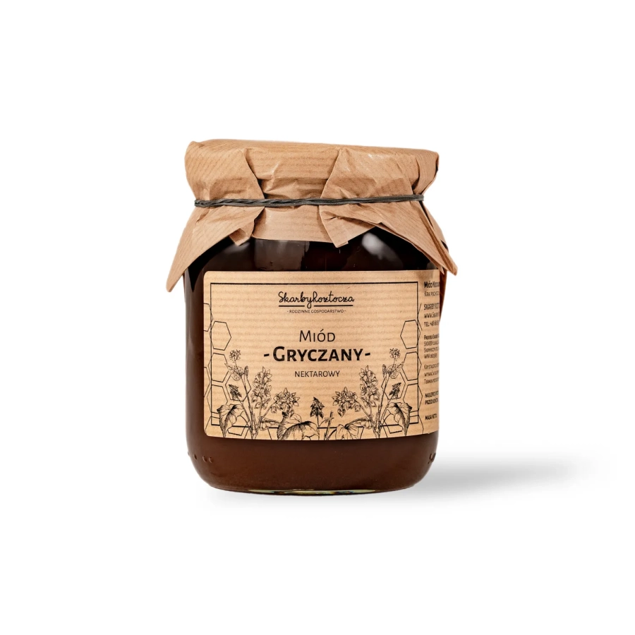 miel de sarrasin 650g skarby roztocza fond blanc