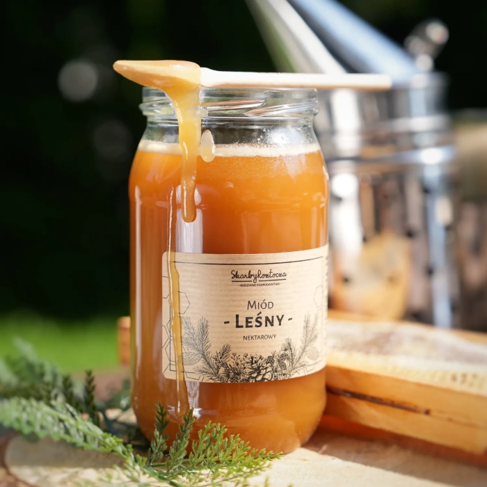miel de foret 1000g skarby roztocza face carree