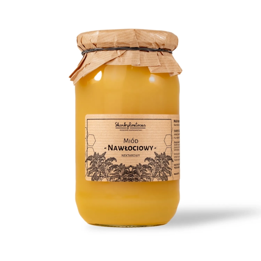 miel de verge d'or 1000g skarby roztocza fond blanc