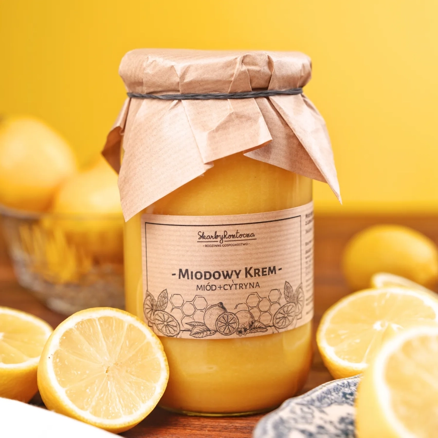miel au citron 1000g skarby roztocza produit face