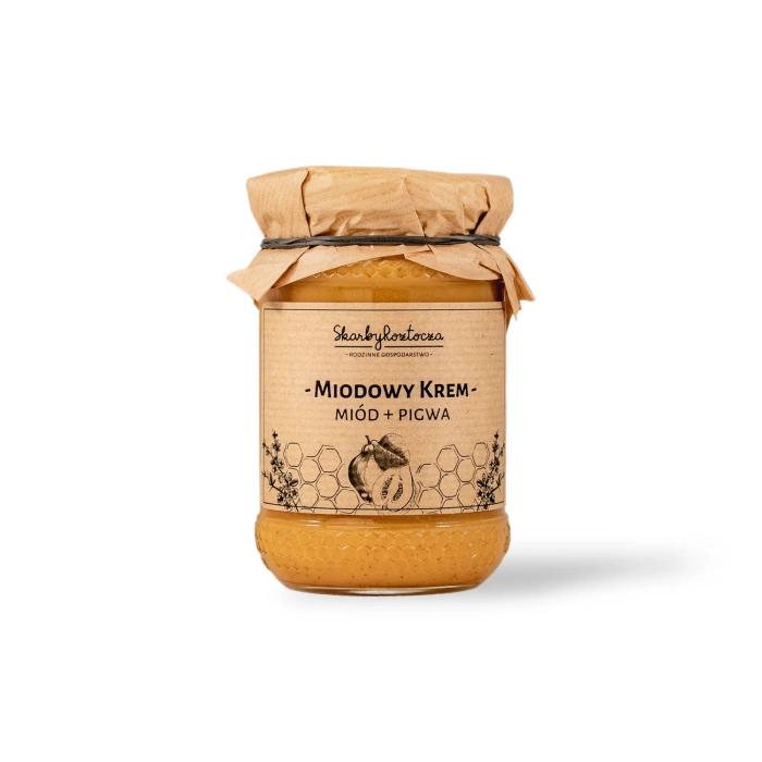 miel au coing petit pot fond blanc