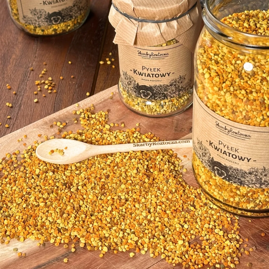 pylek-kwiatowy-500g-skarby-roztocza-produktowe-kwadrat-konsystencja2.webp