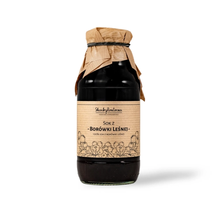 wild bilberry juice skarby roztocza 100% white background