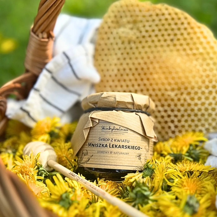 dandelion flower syrup skarby roztocza product front