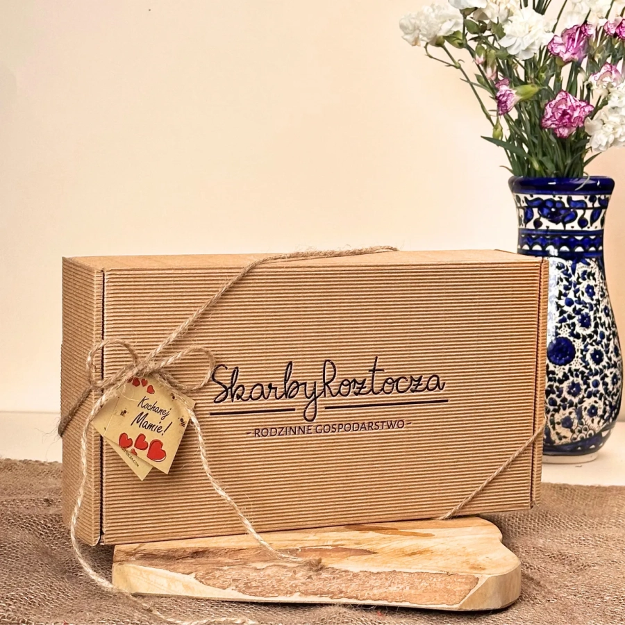 gift set box 3 honeys treasures of roztocze product square traditional twine