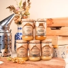 set of various honeys 5 small jars product