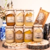 assortiment de miels varies 7 grands pots produit