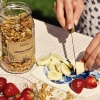 treasures of roztocze granola with pollen square breakfast fruit