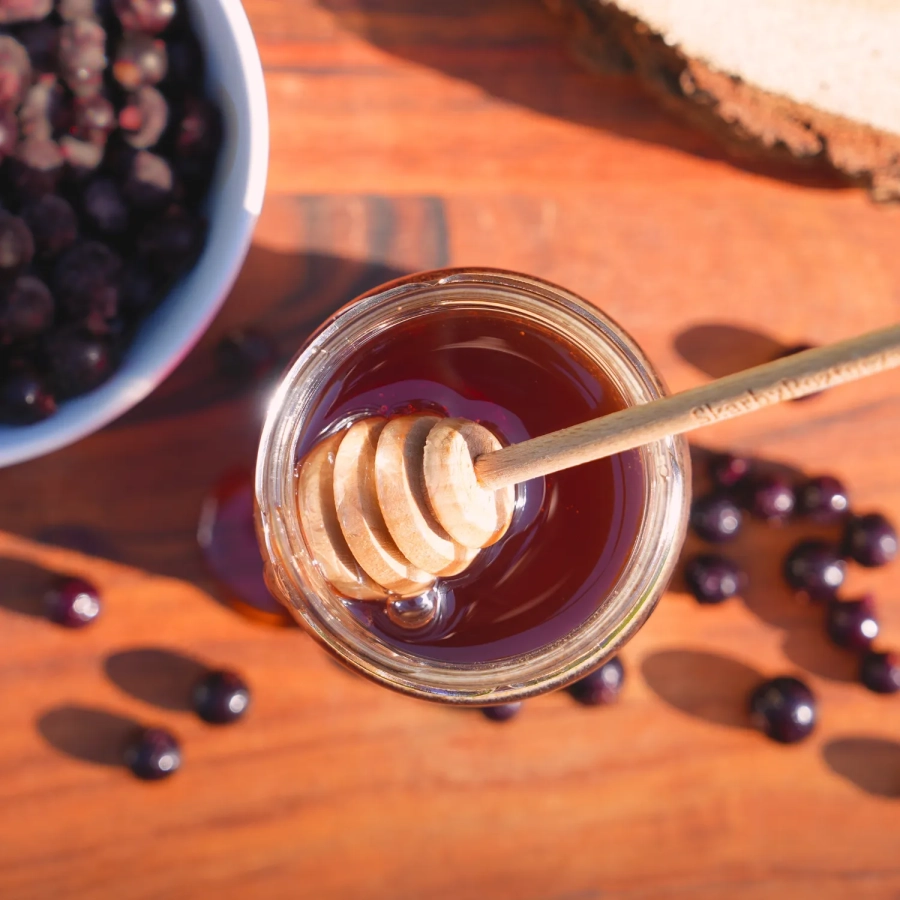 Schätze von Roztocze Aronia-Kräuterhonig