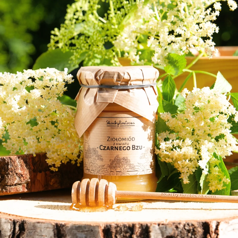 Schätze aus Roztocze Holunderblüten-Kräuterhonig
