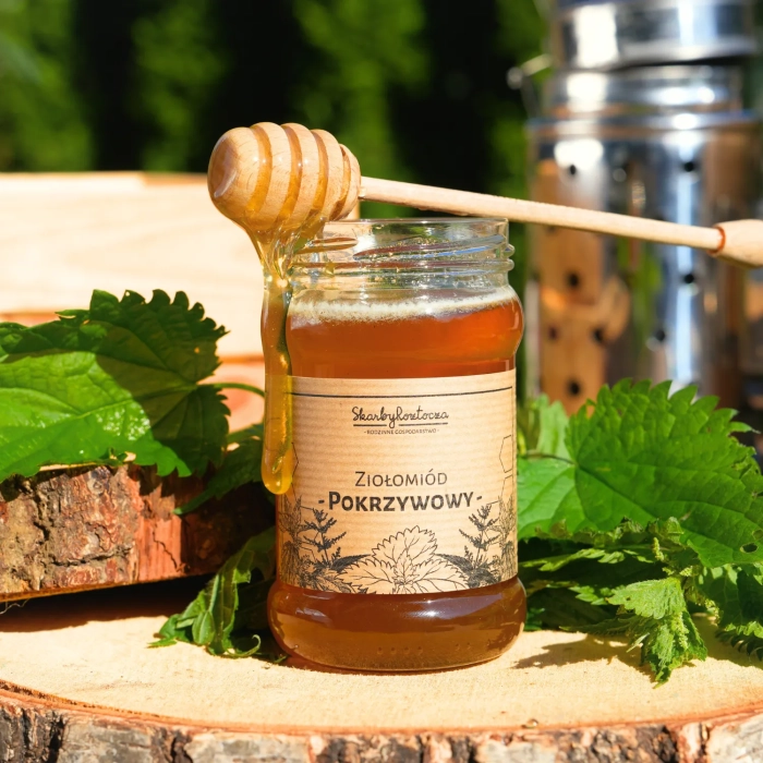 trésors de roztocze miel de plantes ortie