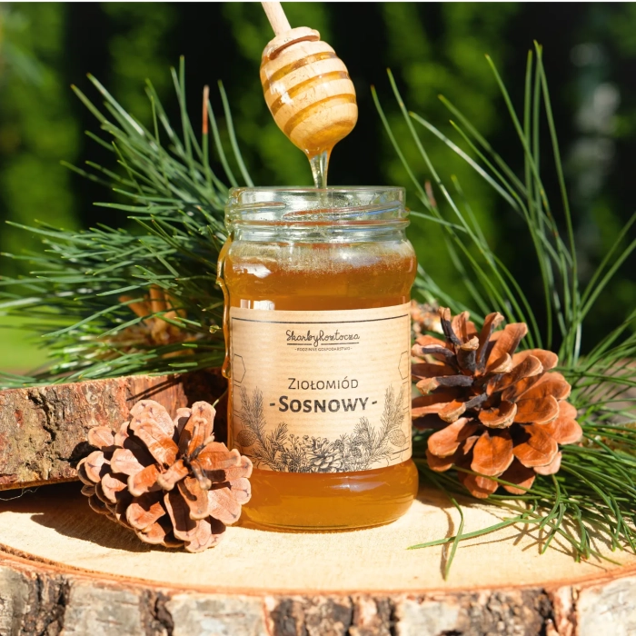 Skarby Roztocza Kiefernnadel-Kräuterhonig