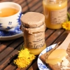 miel de pissenlit 370g skarby roztocza carré couteau petit déjeuner tartine au miel