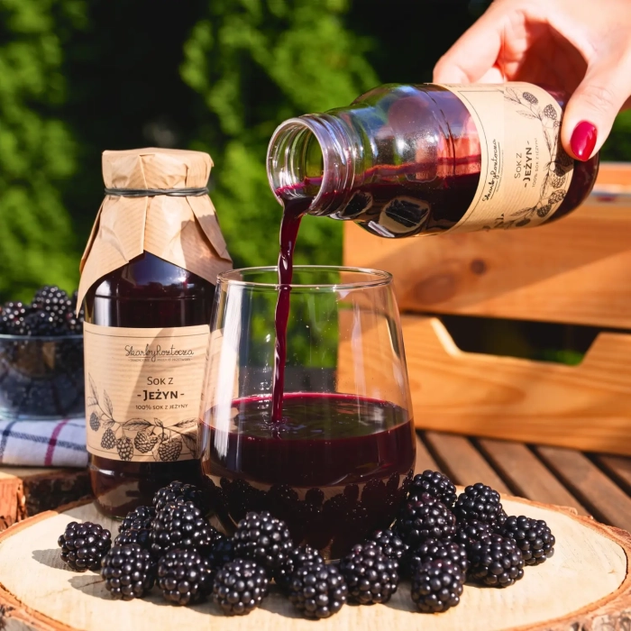 blackberry juice 100 percent natural thick