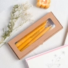 bougies en cire d'abeille longues 33g