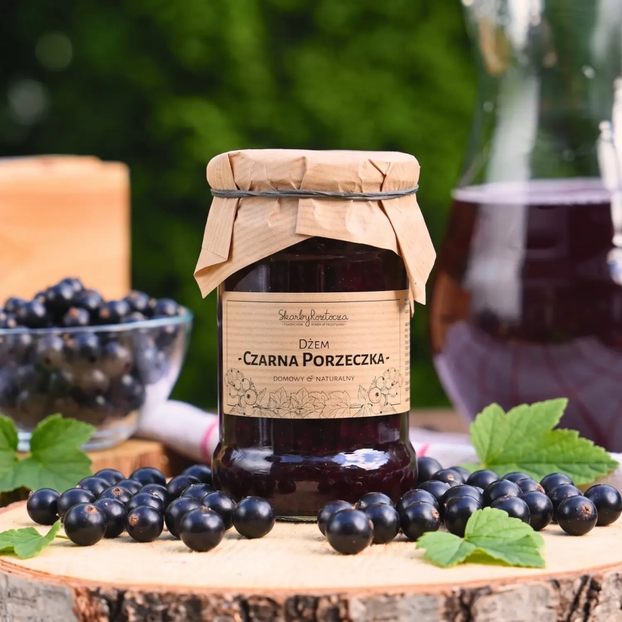 confiture de cassis trésors de roztocze
