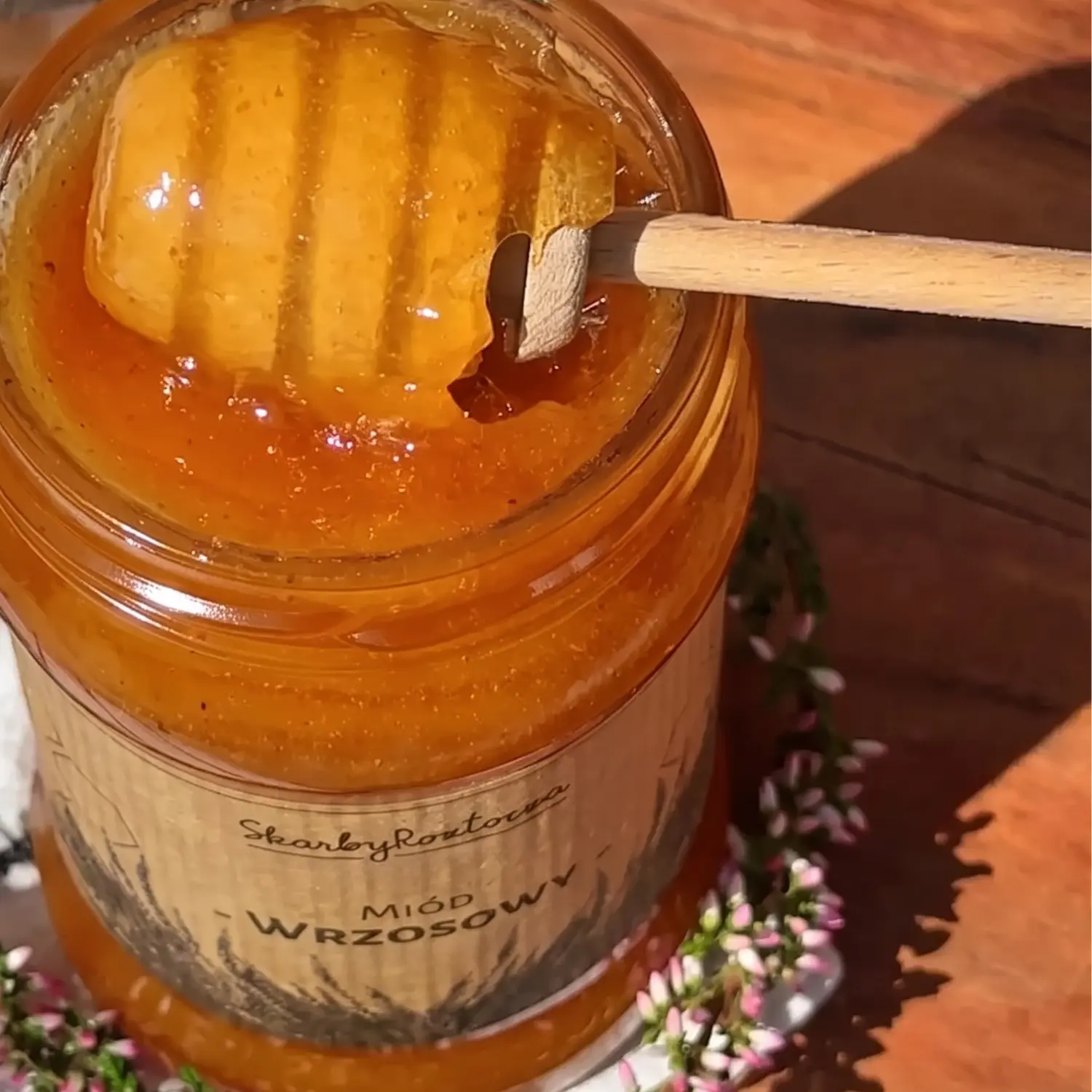 Miel de Bruyère - consistance gélatineuse